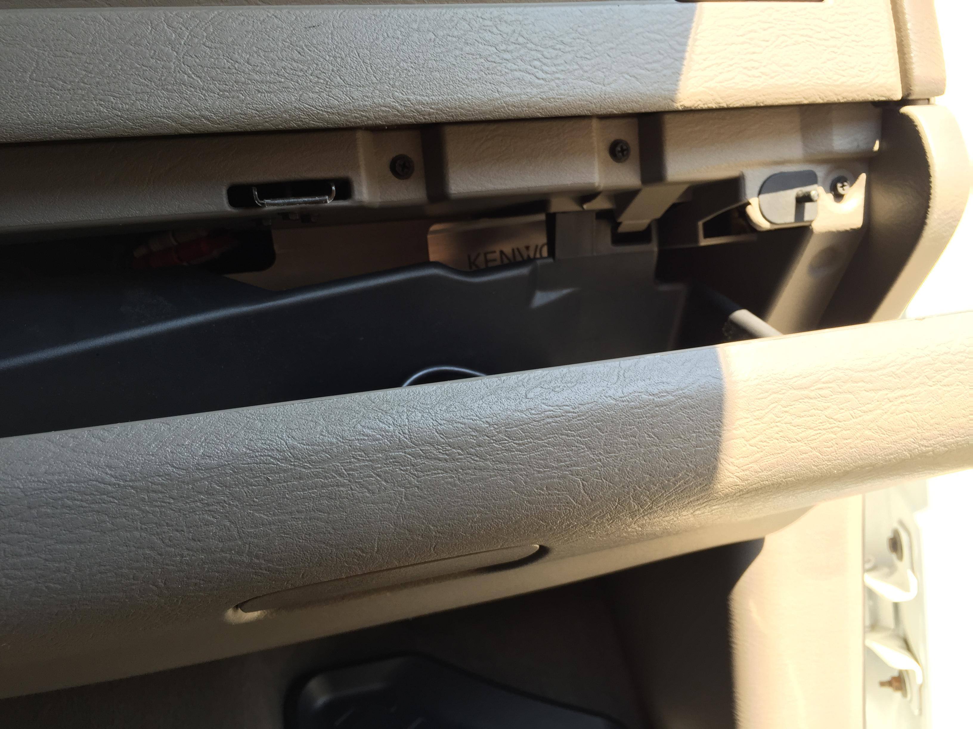 behind my glove box, click to load a larger version