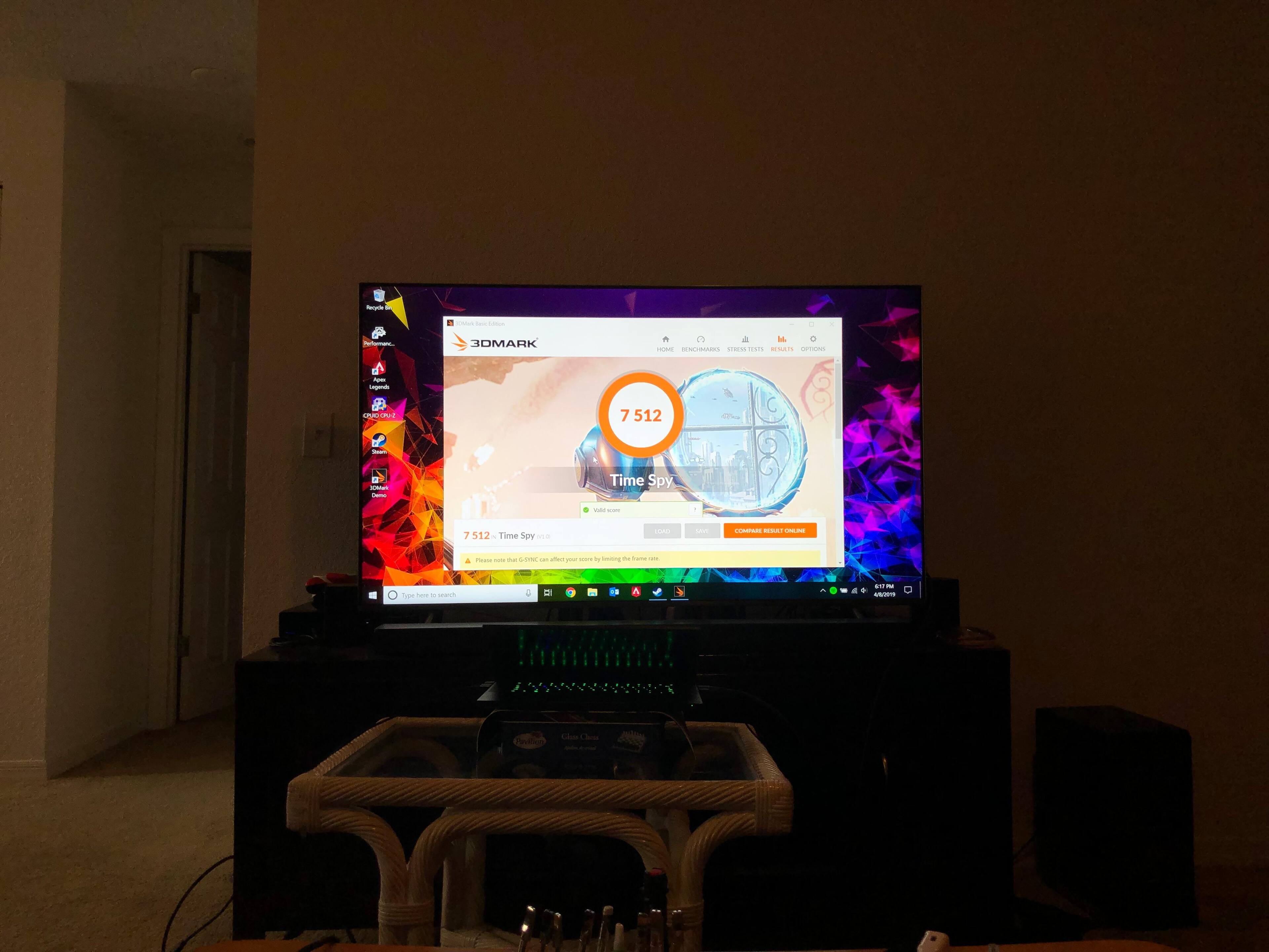 TimeSpy Scores, click to load a larger version