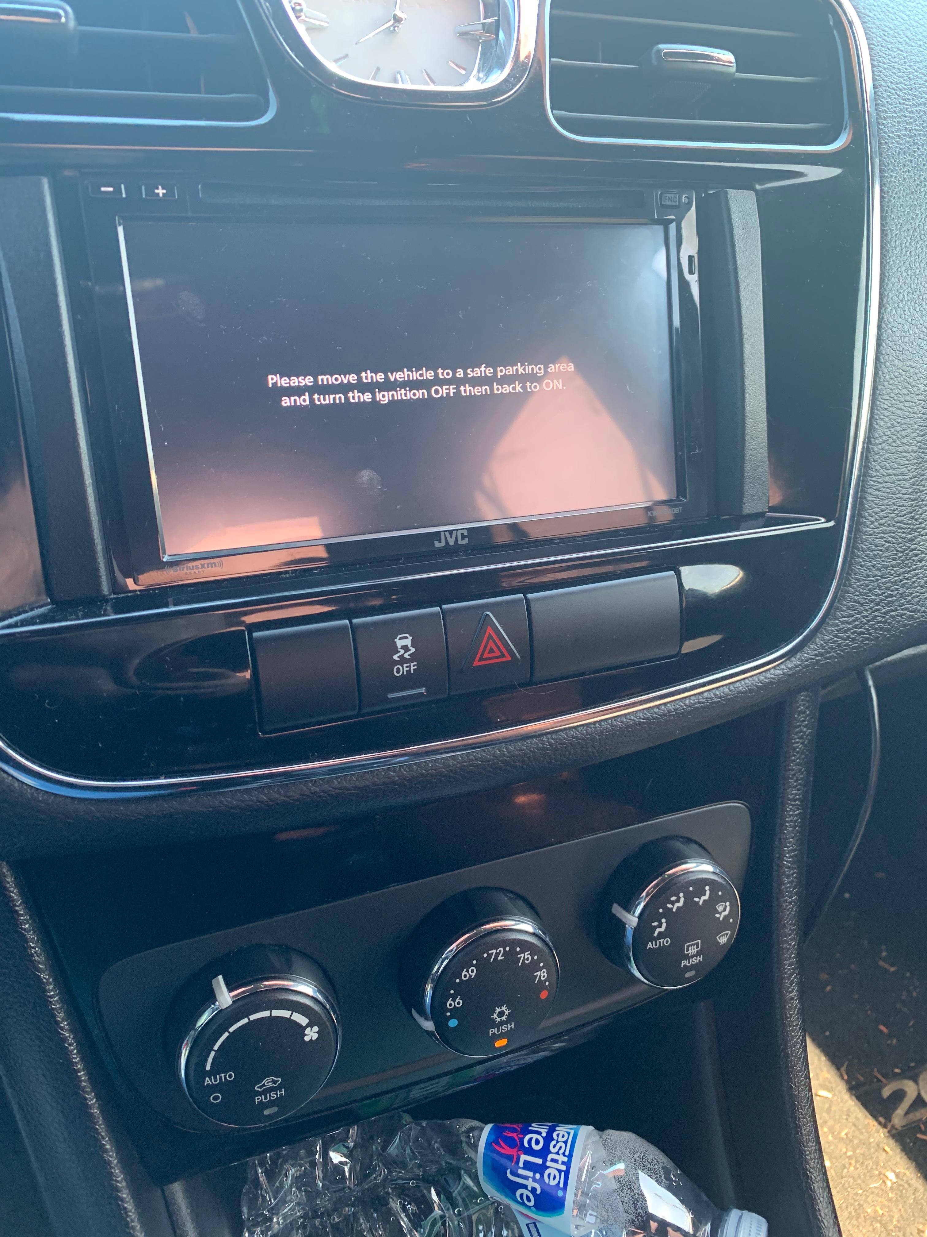 Message after it shut off, click to load a larger version