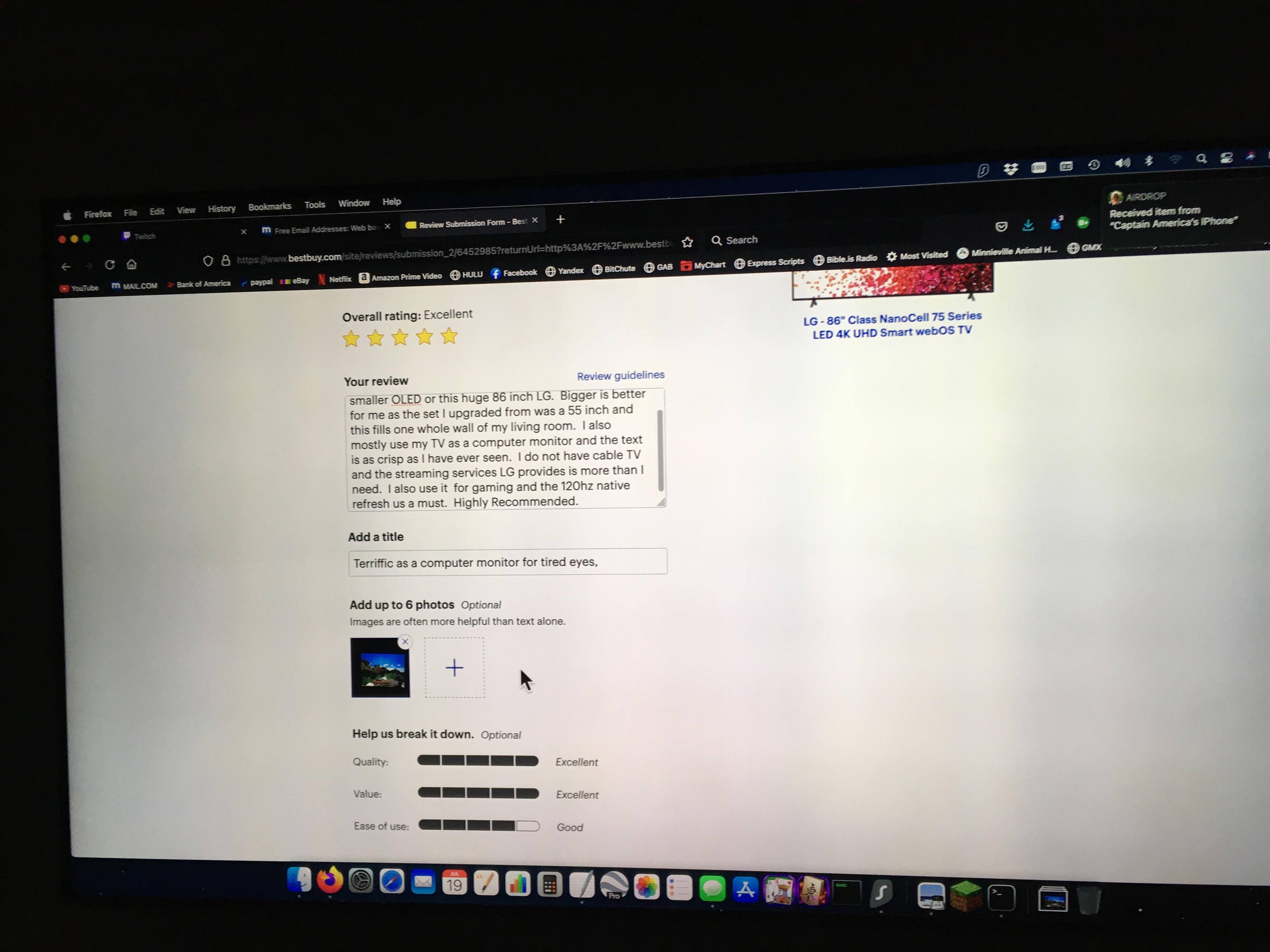 Customer provided image, click to load a larger version