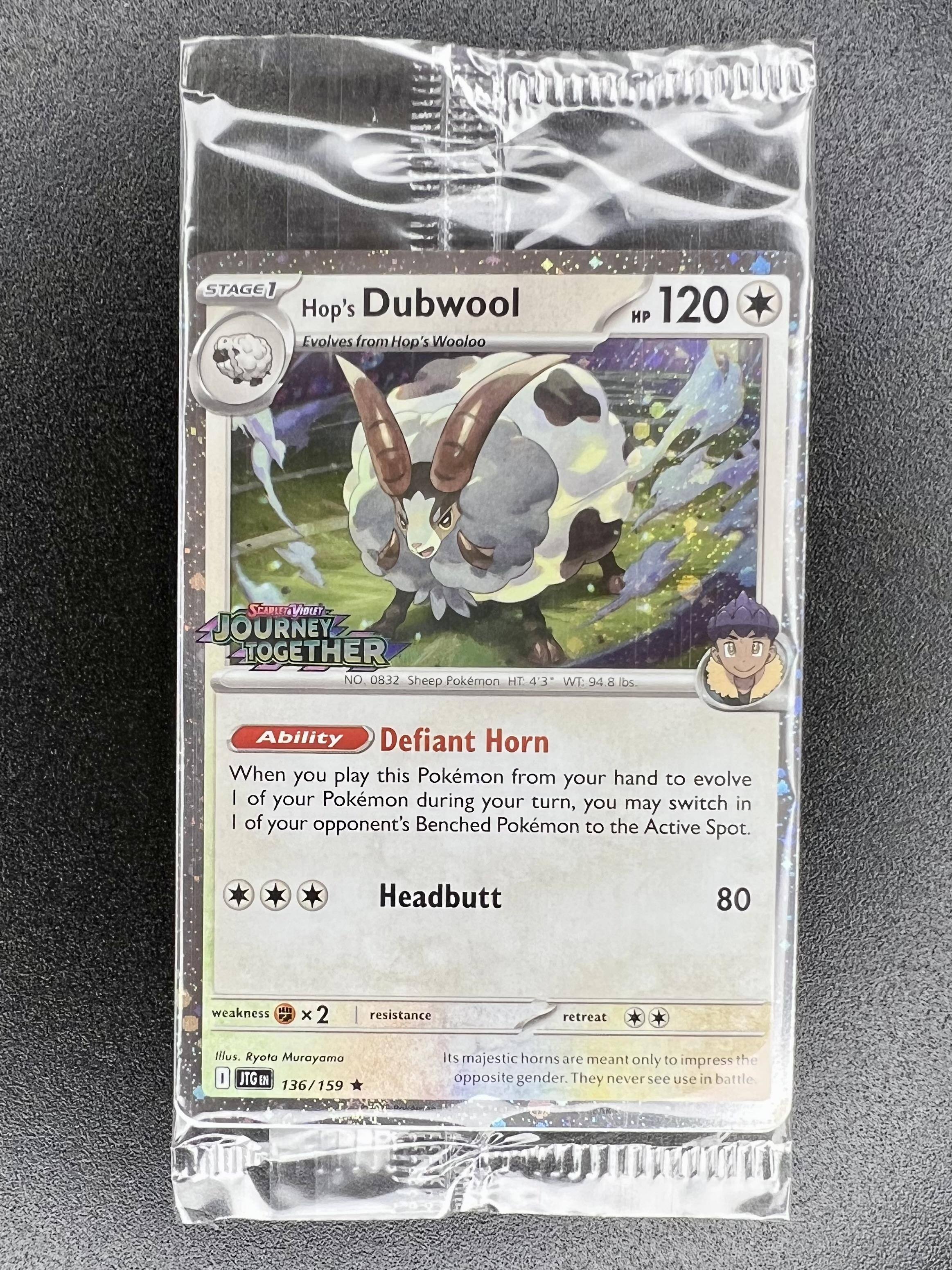 Pokmon TCG: SV09 Promo Card (Hop's Dubwool) 80-10093-101 - Best Buy