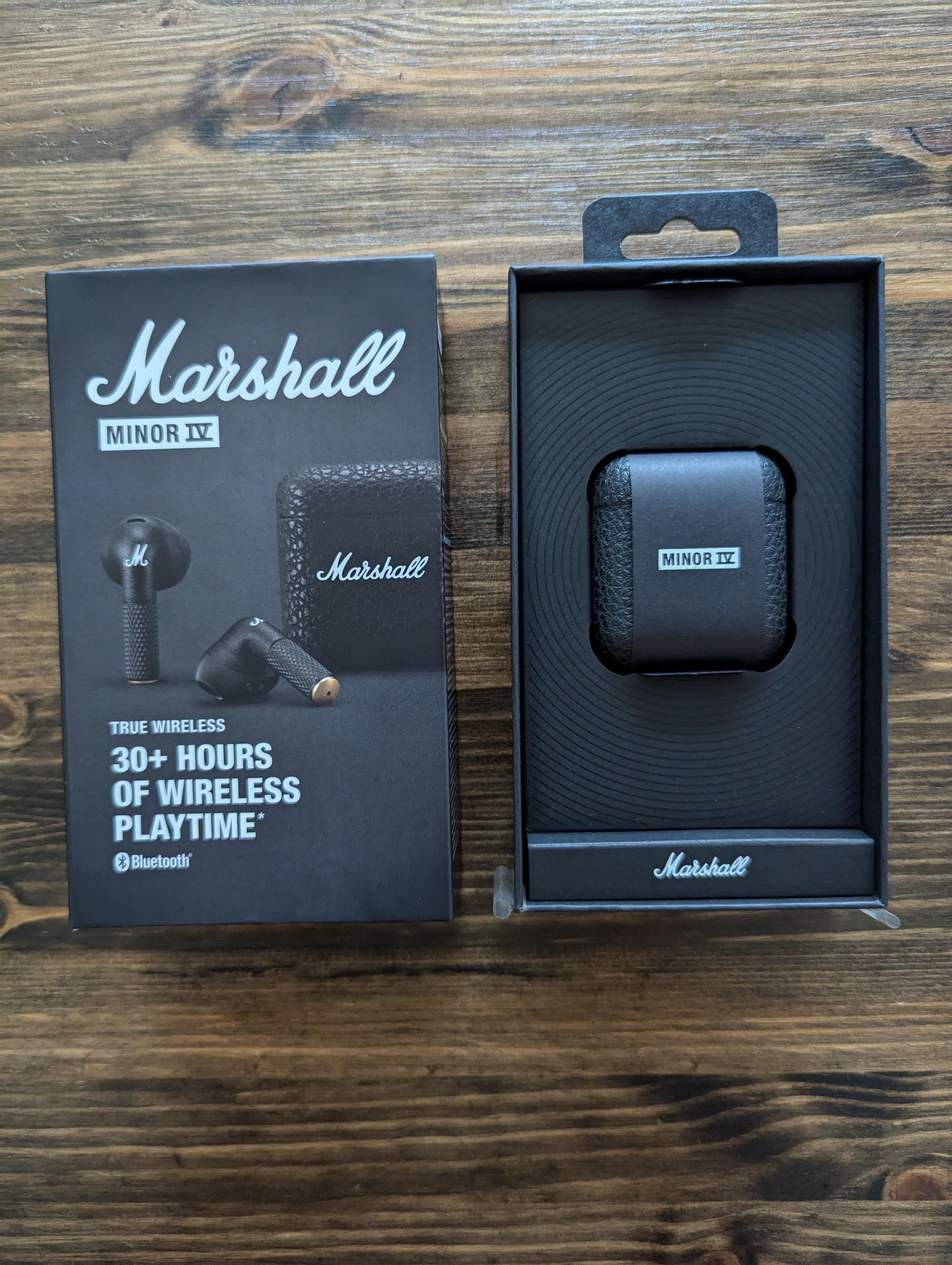 Marshall Minor IV True Wireless In Ear Bluetooth Earbuds with