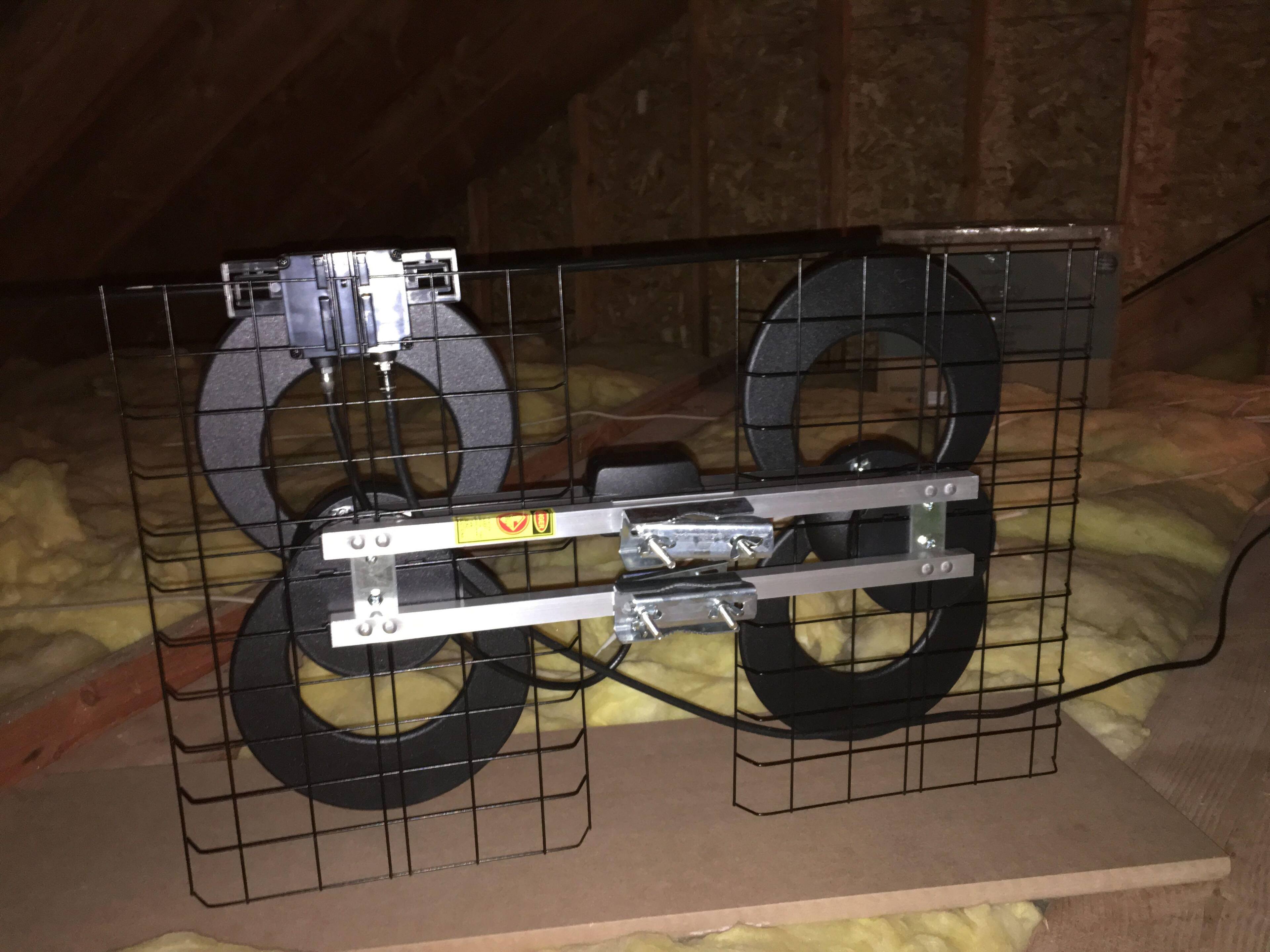 Clearstream 4V in the attic, click to load a larger version