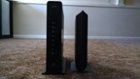 Comcast Gateway (left) compared to Nighthawk AC1900 (right), click to load a larger version
