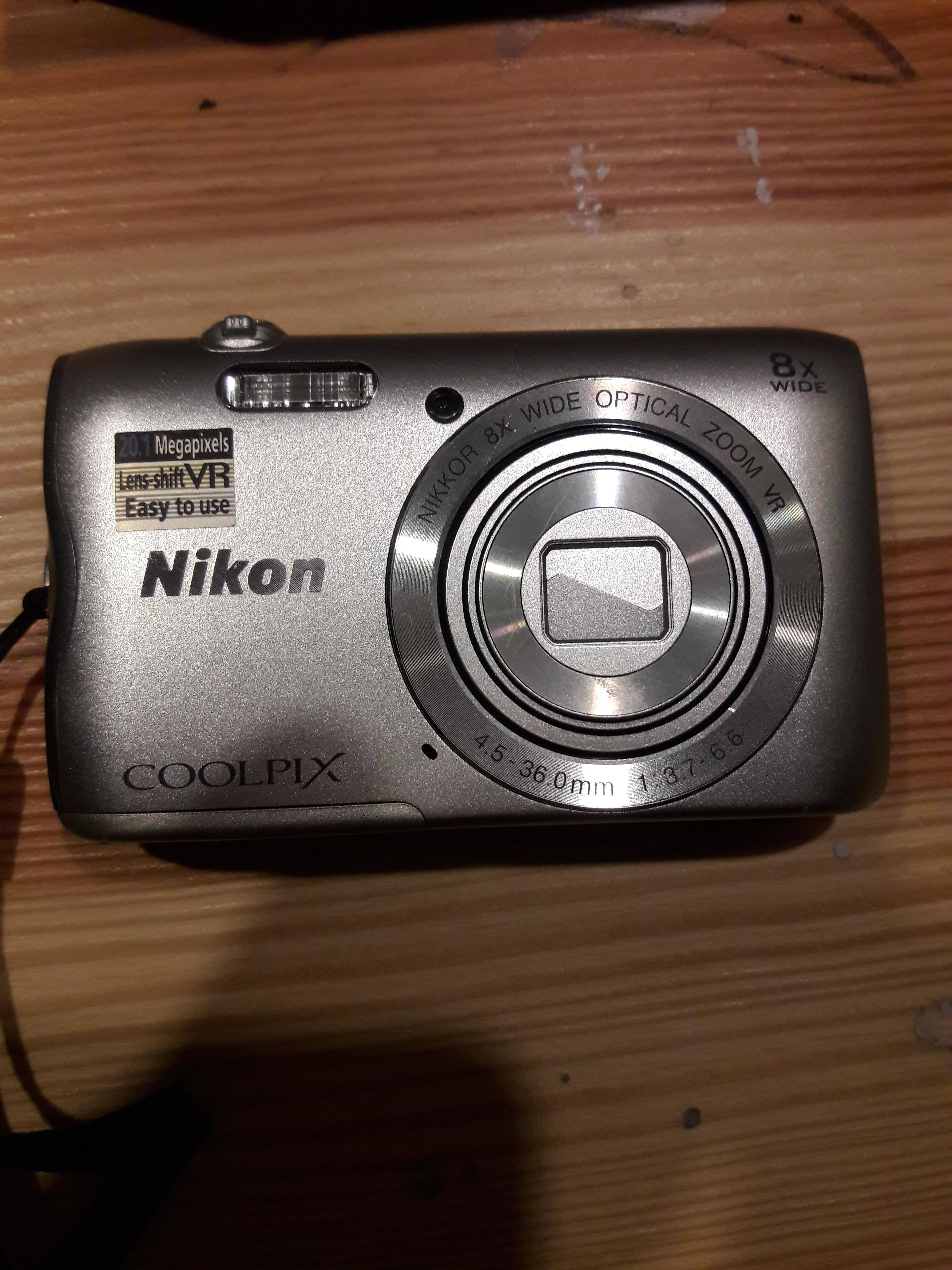 Nikon COOLPIX A300 20.1 Megapixel Digital Camera Silver 26519