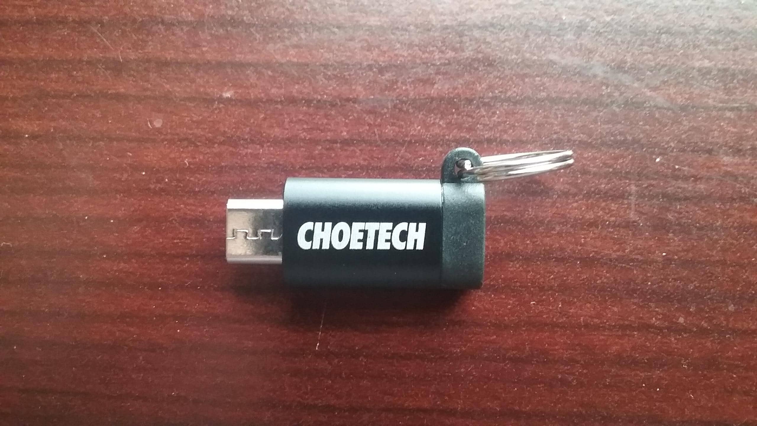 USB C (female) to Micro USB (male) adapter, click to load a larger version