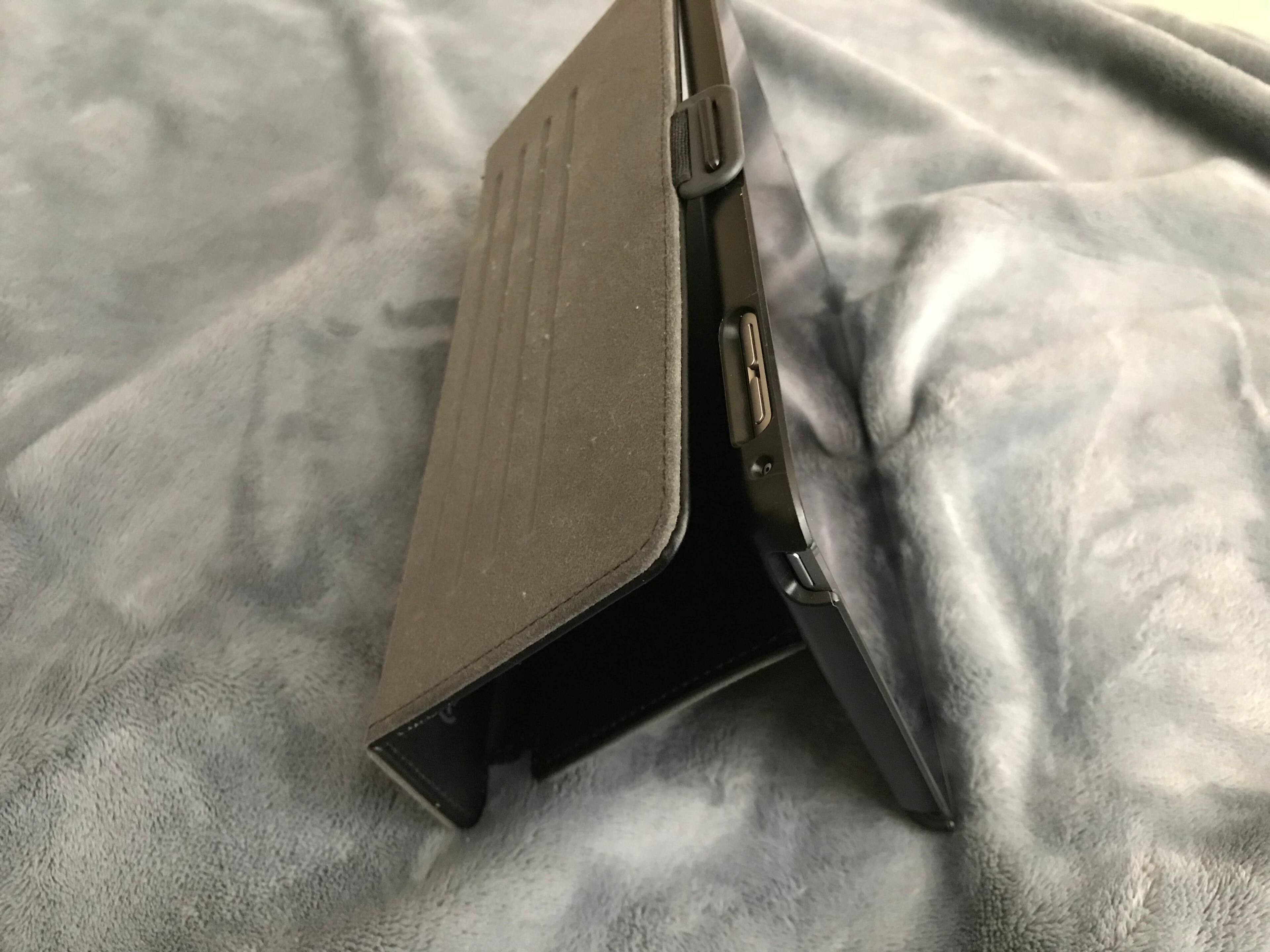 Tent mode. Also to hold like a handle, click to load a larger version