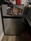 Insignia™ 3.0 Cu. Ft. Mini Fridge with Top Freezer Stainless Steel  NS-CF30SS9 - Best Buy