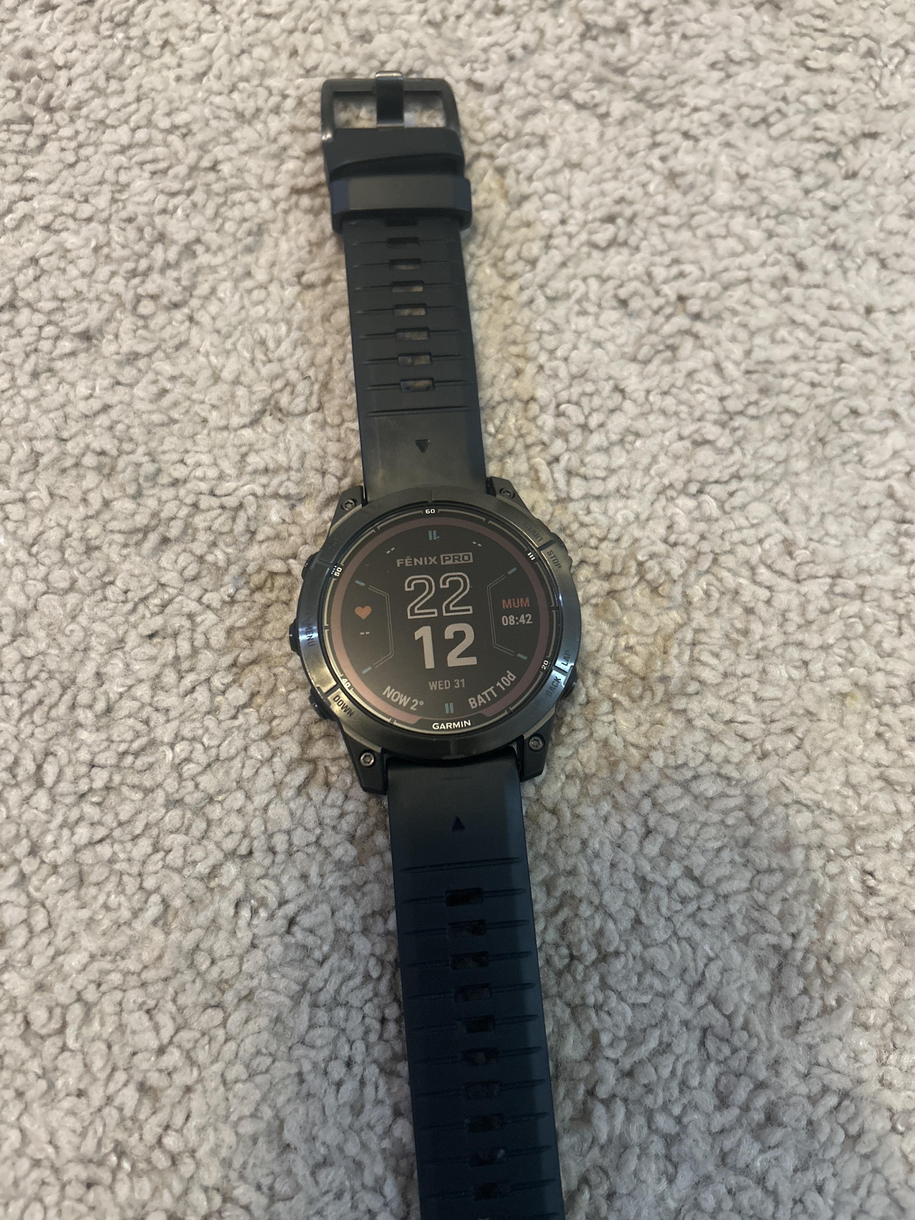 Garmin fenix 7 Pro Sapphire Solar GPS Smartwatch 47 mm Fiber