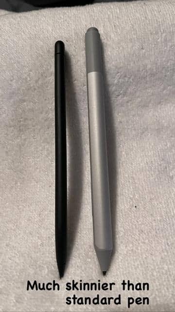 Microsoft Surface Slim Pen (2nd Edition) Matte Black 8WV-00001
