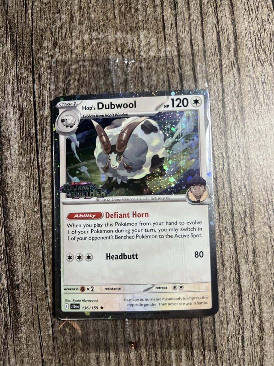Pokmon TCG: SV09 Promo Card (Hop's Dubwool) 80-10093-101 - Best Buy