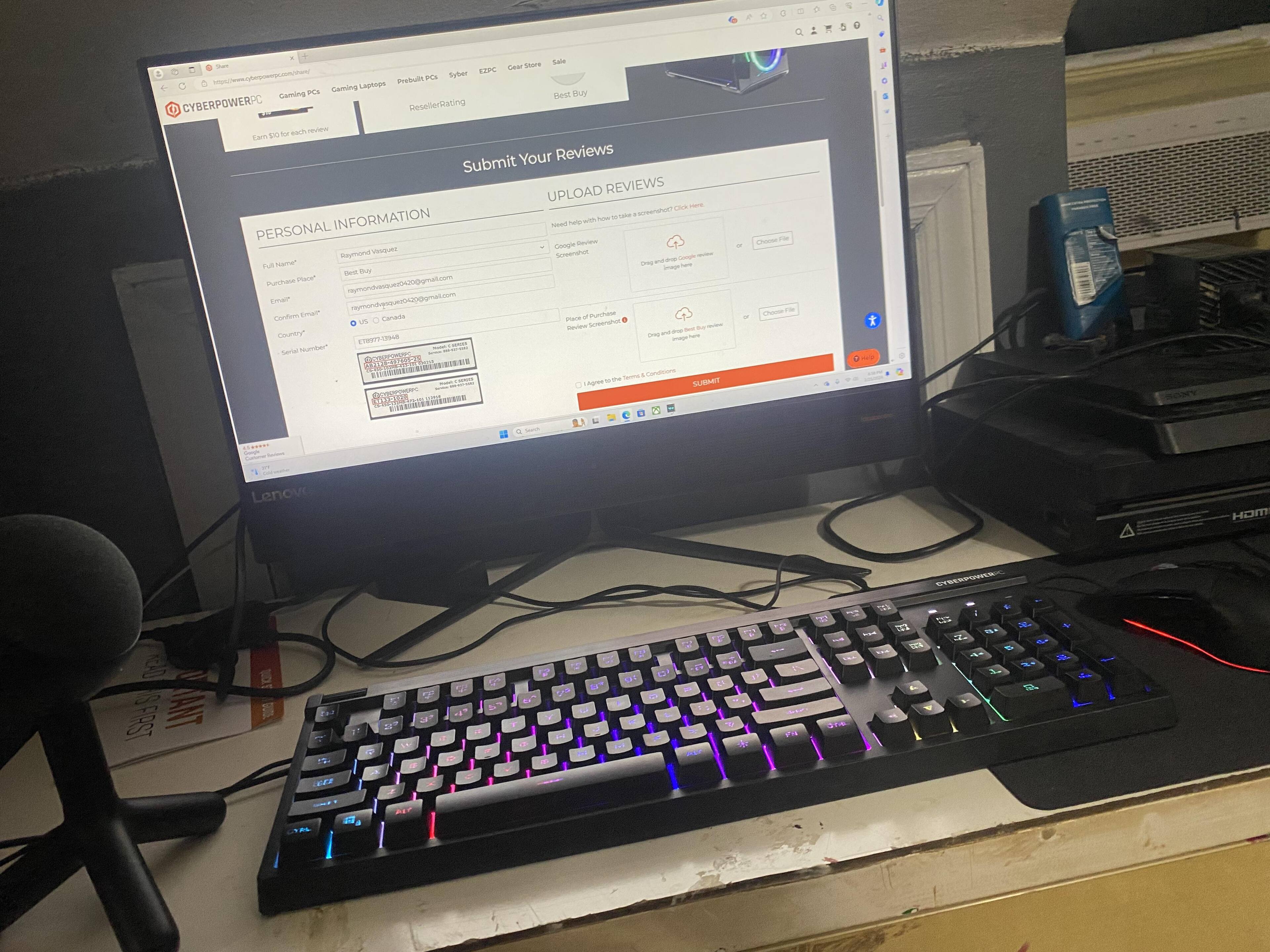 Customer provided, click to load a larger version