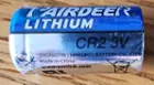 Replaceable CR2 battery, click to load a larger version