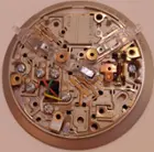 Old round thermostat from the 90's using only 4 wires and a jumper that I replaced with the ST55, click to load a larger version