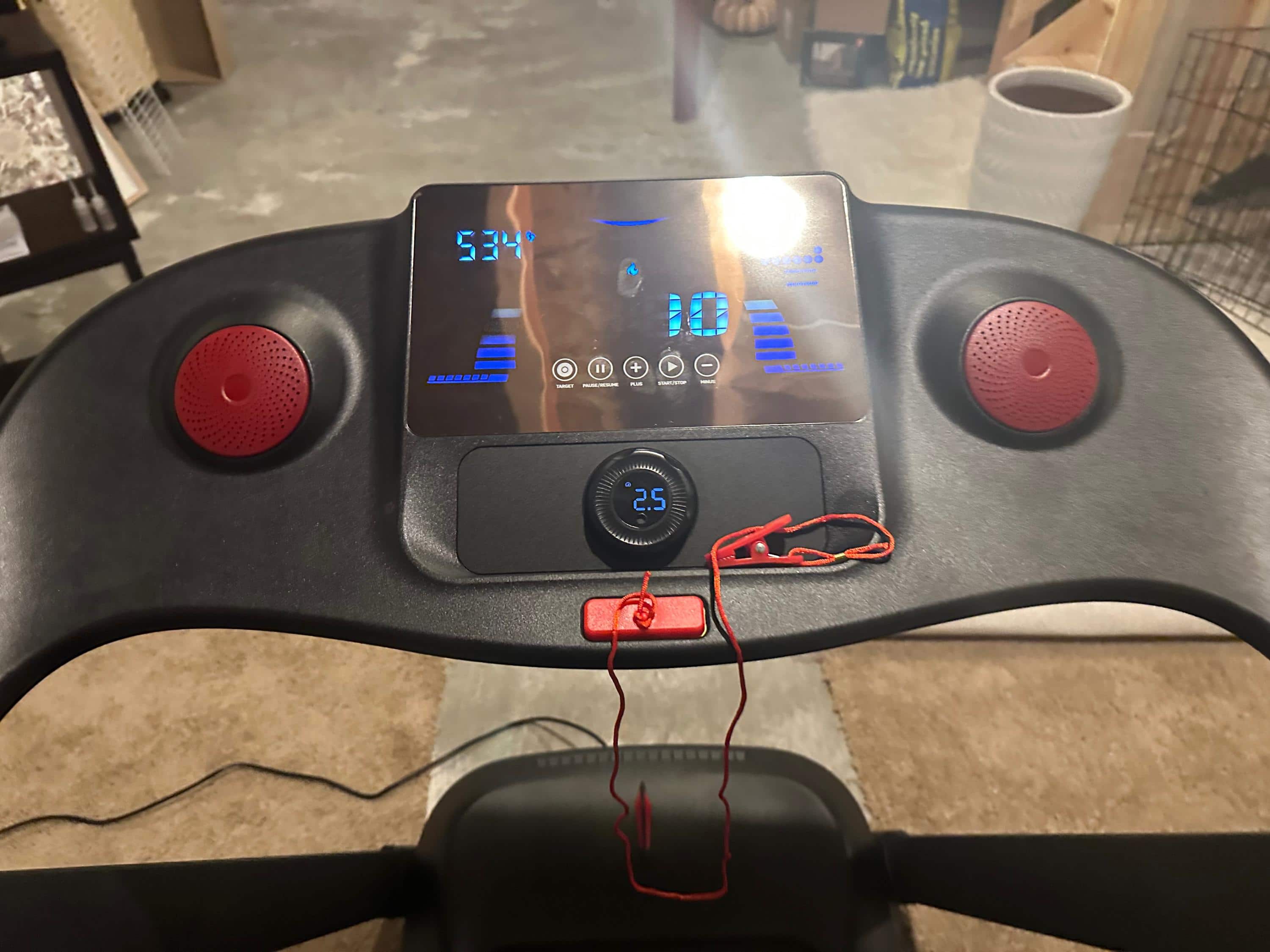 Costway 4.75HP Folding Treadmill w/Preset Programs Touch Screen