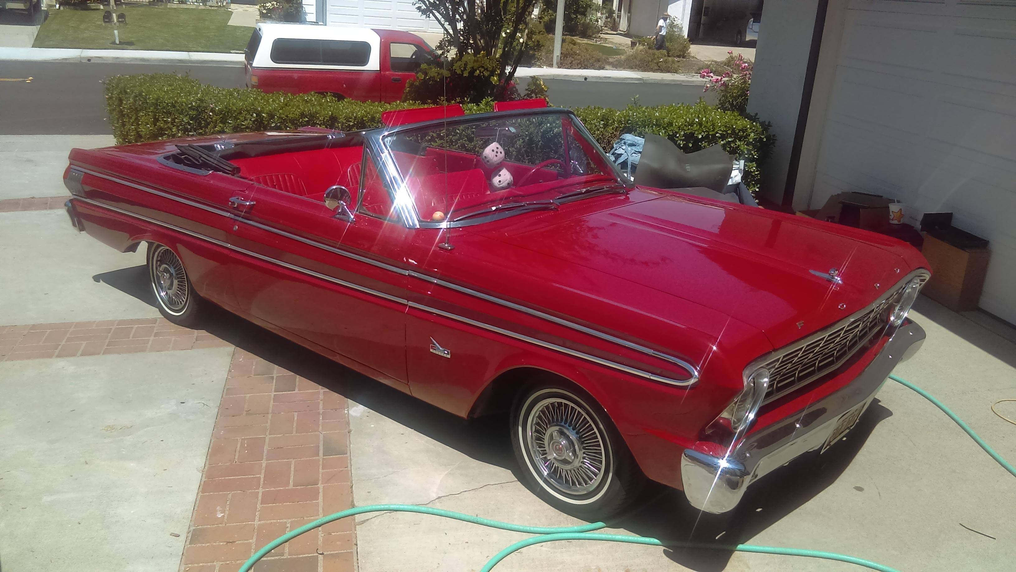 1964 Ford Falcon Convertable with Kenwood Stereo, click to load a larger version