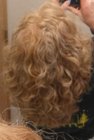 hair fully dry after warm setting drying., click to load a larger version