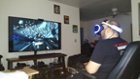This is my buddy playing the Star Wars X-wing mission which lasts about 18 mins of flying and fighting., click to load a larger version