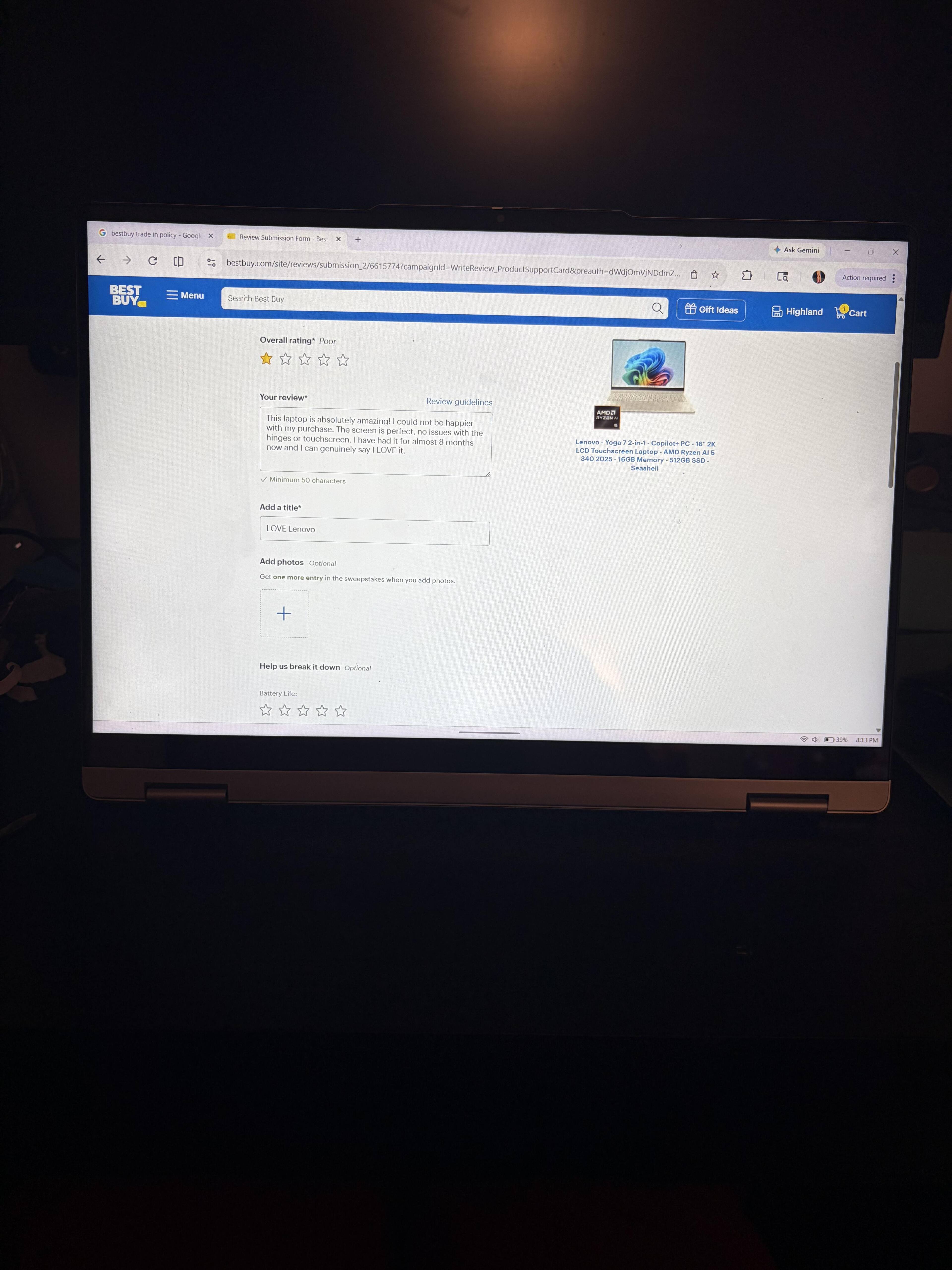 Customer provided image, click to load a larger version