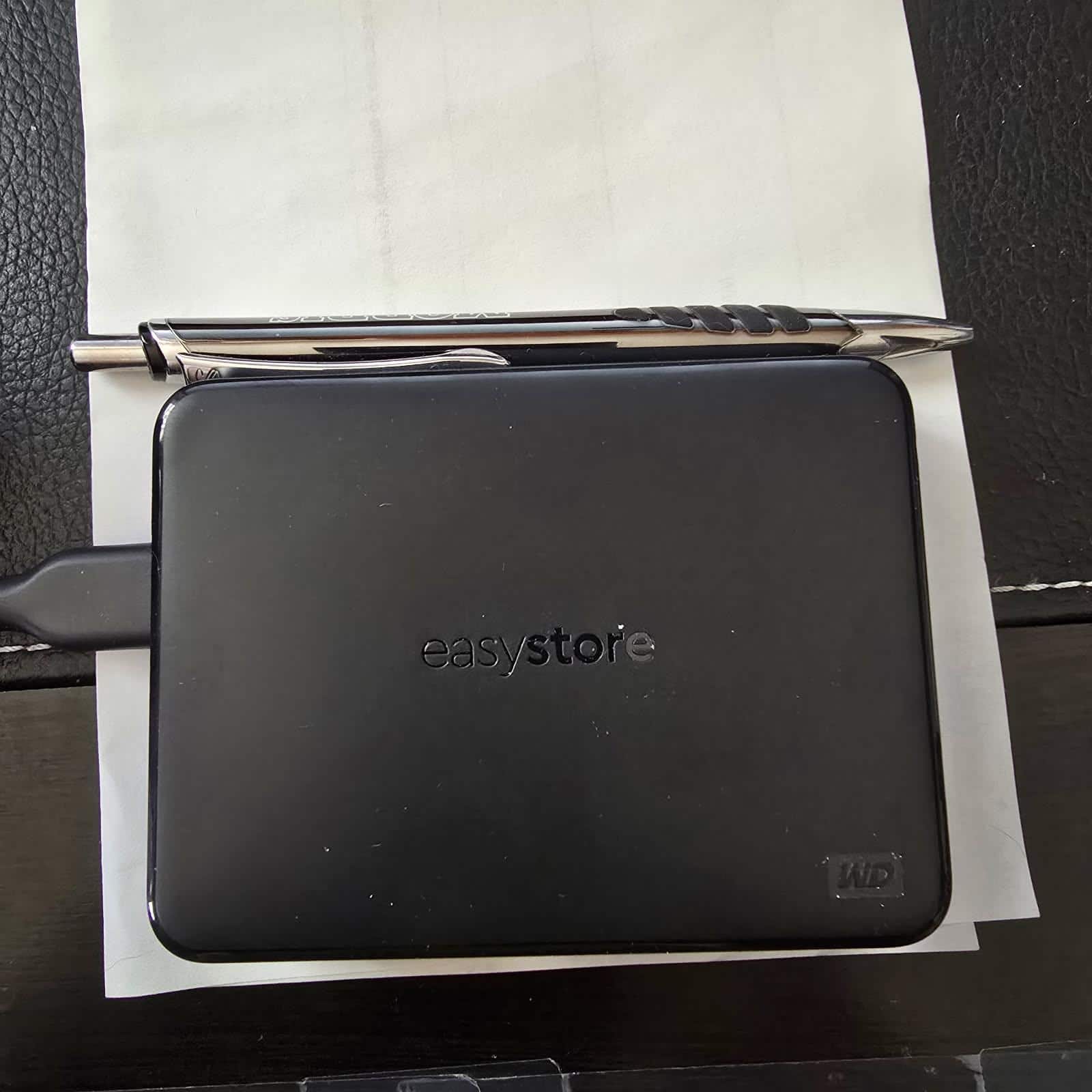 WD Easystore 6TB External USB 3.2 Gen 1 Portable Hard Drive Black