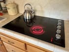 KitchenAid KECC506RSS 30 Smoothtop Electric Cooktop with 4 Elements,  Traditional Black Ceramic Glass Surface & Infinite-Heat Controls: Black w/  Speckles & Stainless Steel Trim