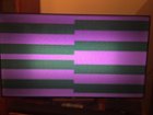 Dead TV with green lines., click to load a larger version