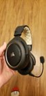 Mic flipped up as far as it goes. Clunky connector prevents it from being moved fully out of the way., click to load a larger version