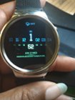 Customer Reviews: Huawei Smartwatch 42mm Stainless Steel Silver Leather  55020533 - Best Buy