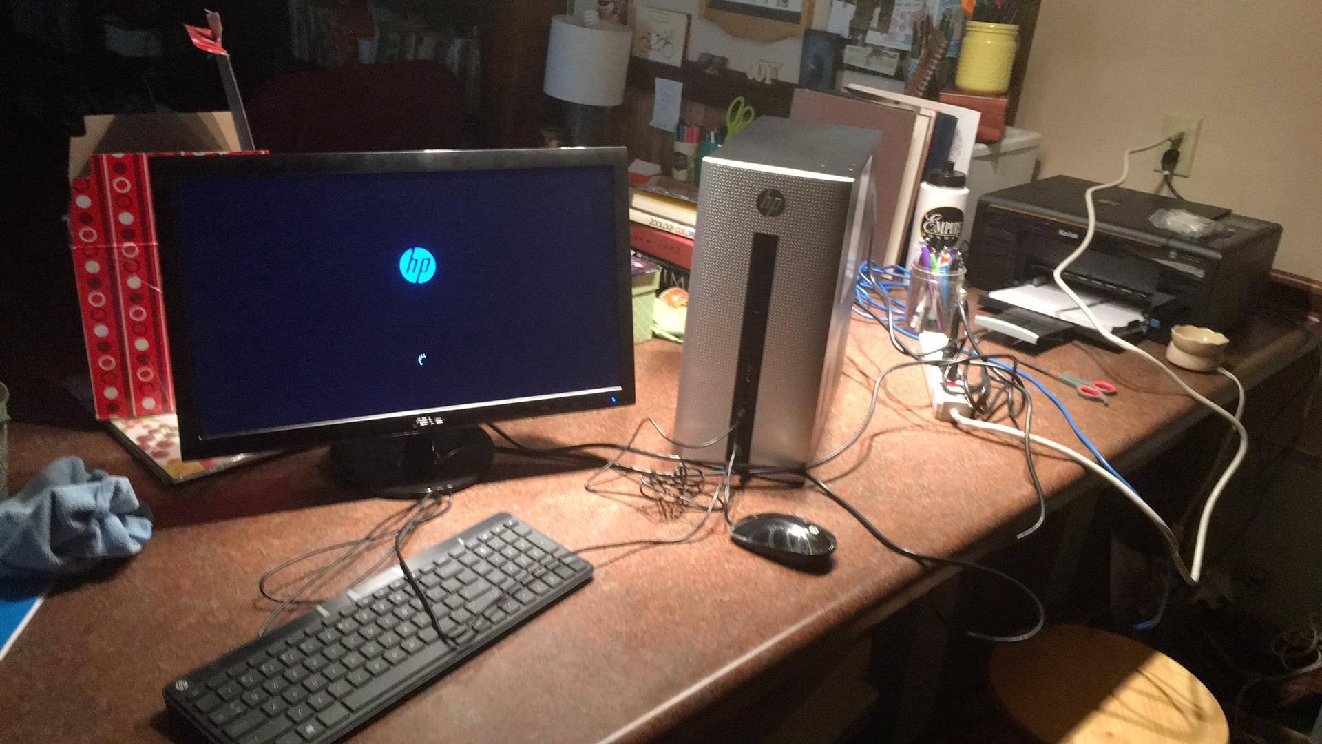 Out of the box, set up. Nice looking, click to load a larger version