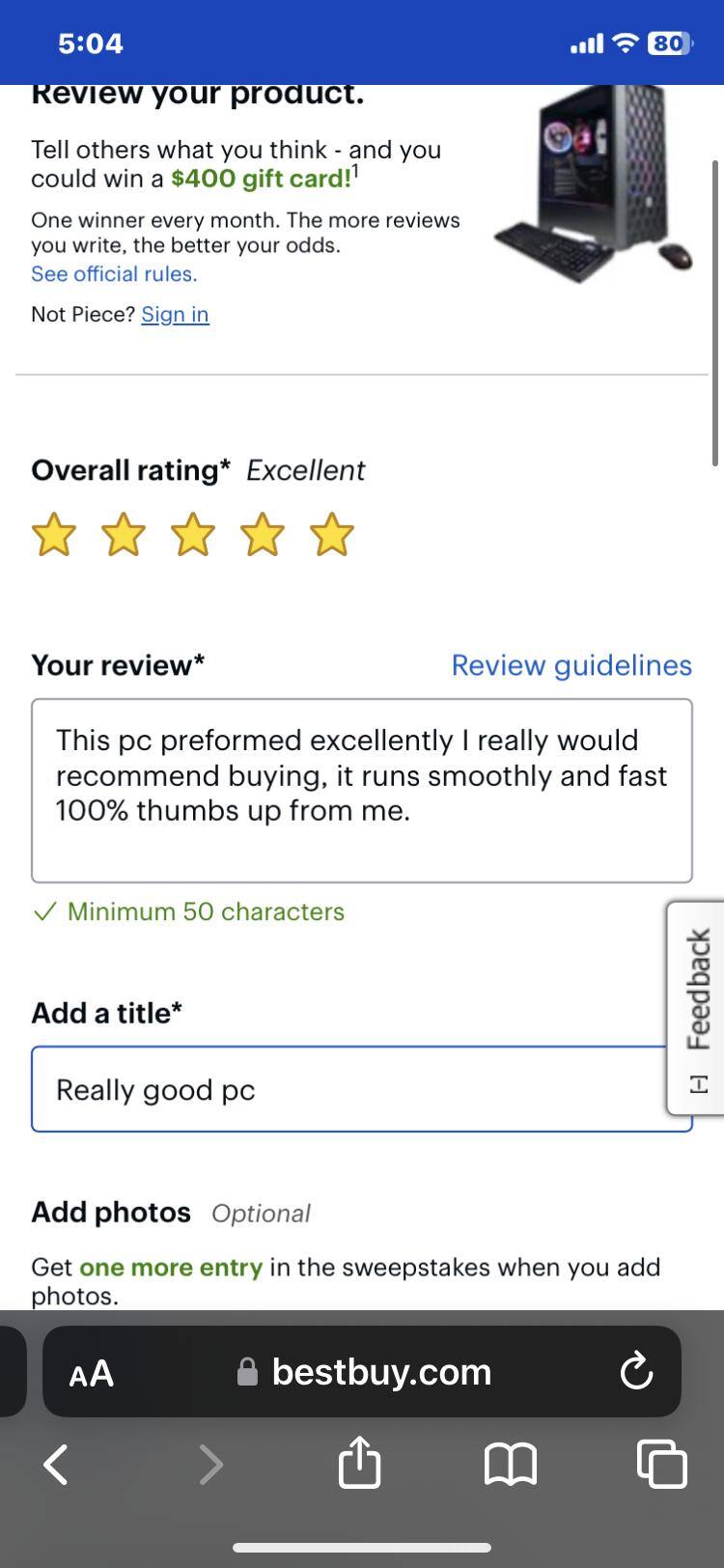 Customer provided, click to load a larger version