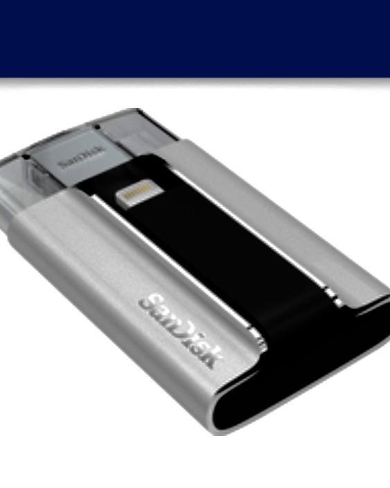 SanDisk iXpand Flash Drive, click to load a larger version