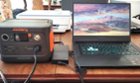 Jackery - Explorer 300 Plus Unit Running Laptop, click to load a larger version