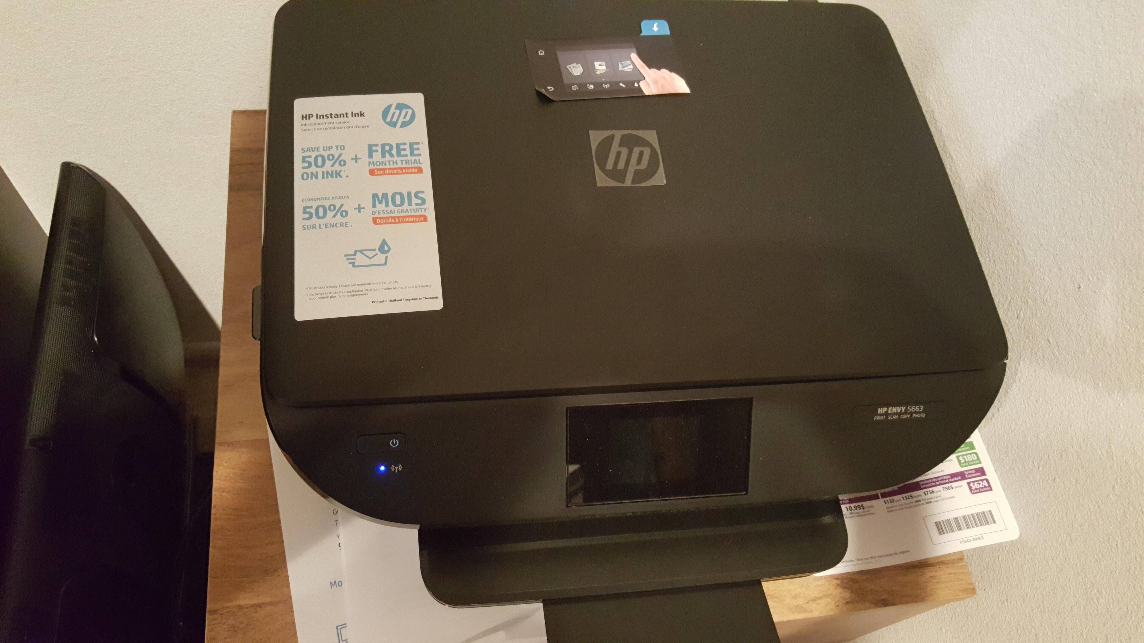 HP Envy 5663 All-in-One Printer, click to load a larger version