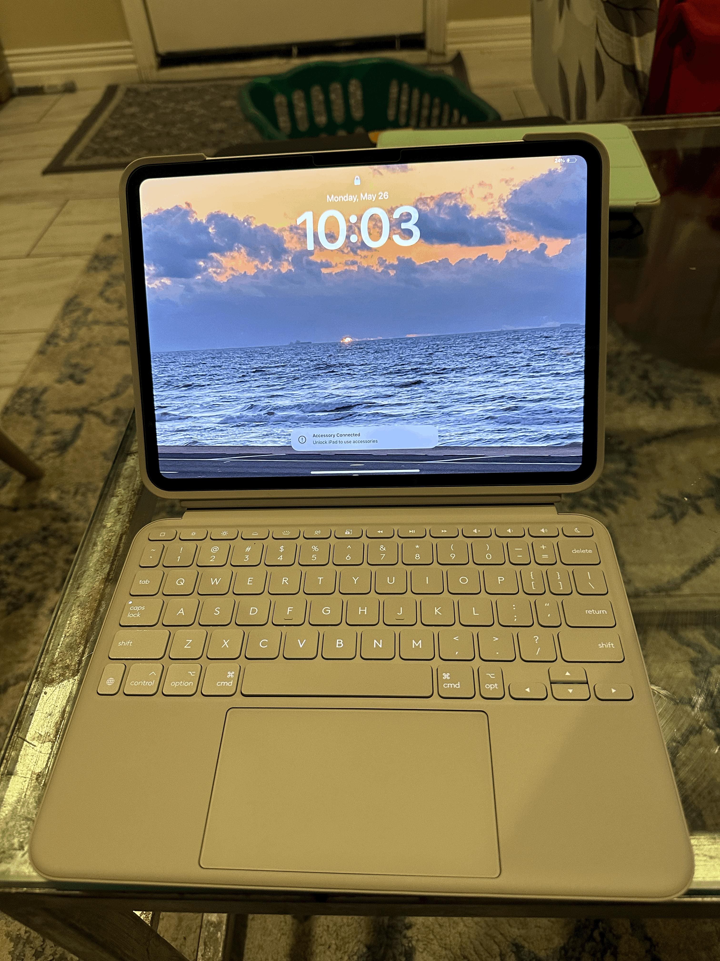 Logitech Combo Touch for iPad Pro 11 inch (Latest Model)(M4 & M5
