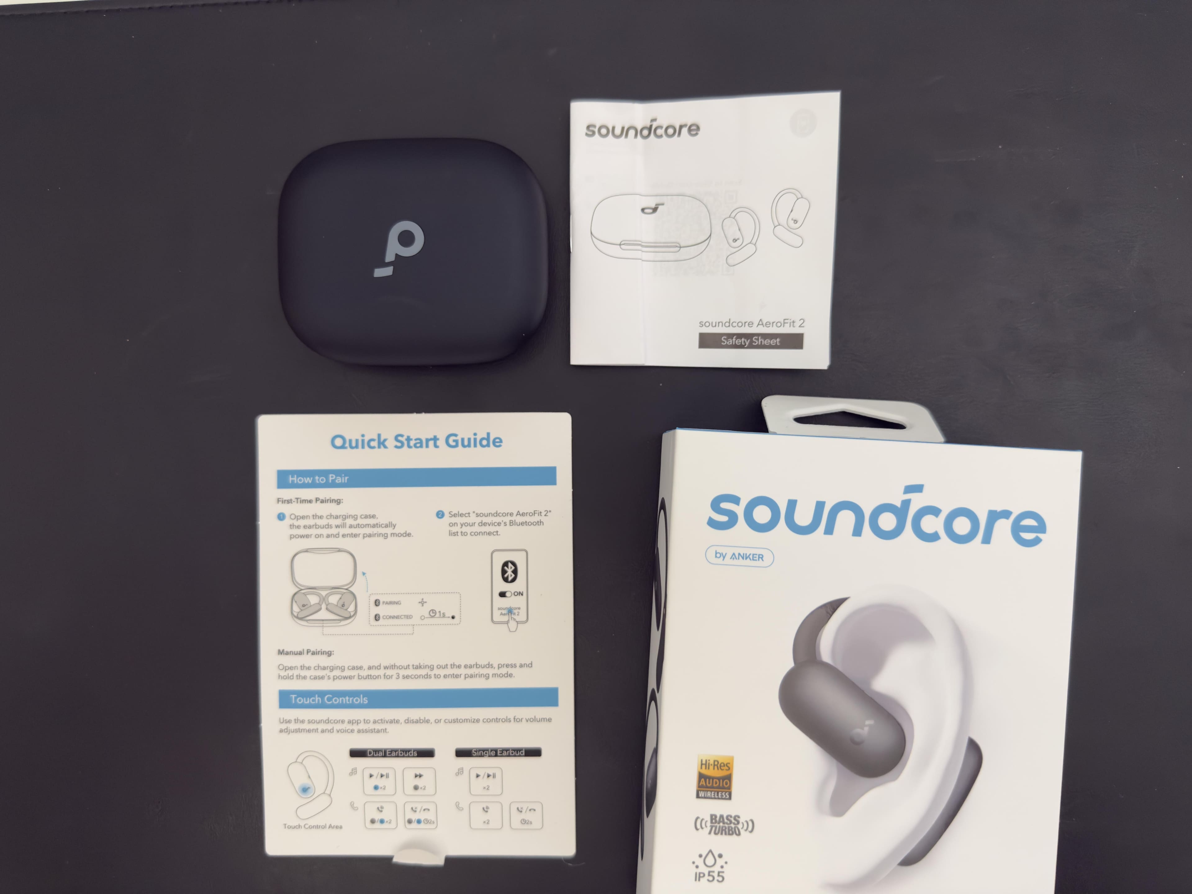 Soundcore by Anker AeroFit 2 Open Ear Headphones with Adjustable
