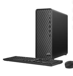 HP Desktop Intel Core i3 8GB Memory 256GB SSD Dark Black M01