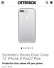 OtterBox Symmetry for iPhone 8 Plus, click to load a larger version