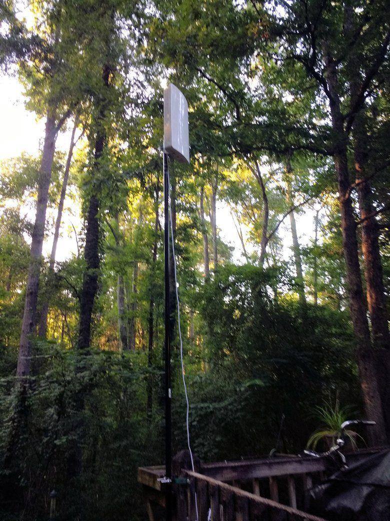 Fence Pole Mast, click to load a larger version