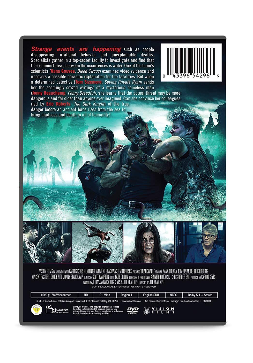 Black Wake DVD back, click to load a larger version