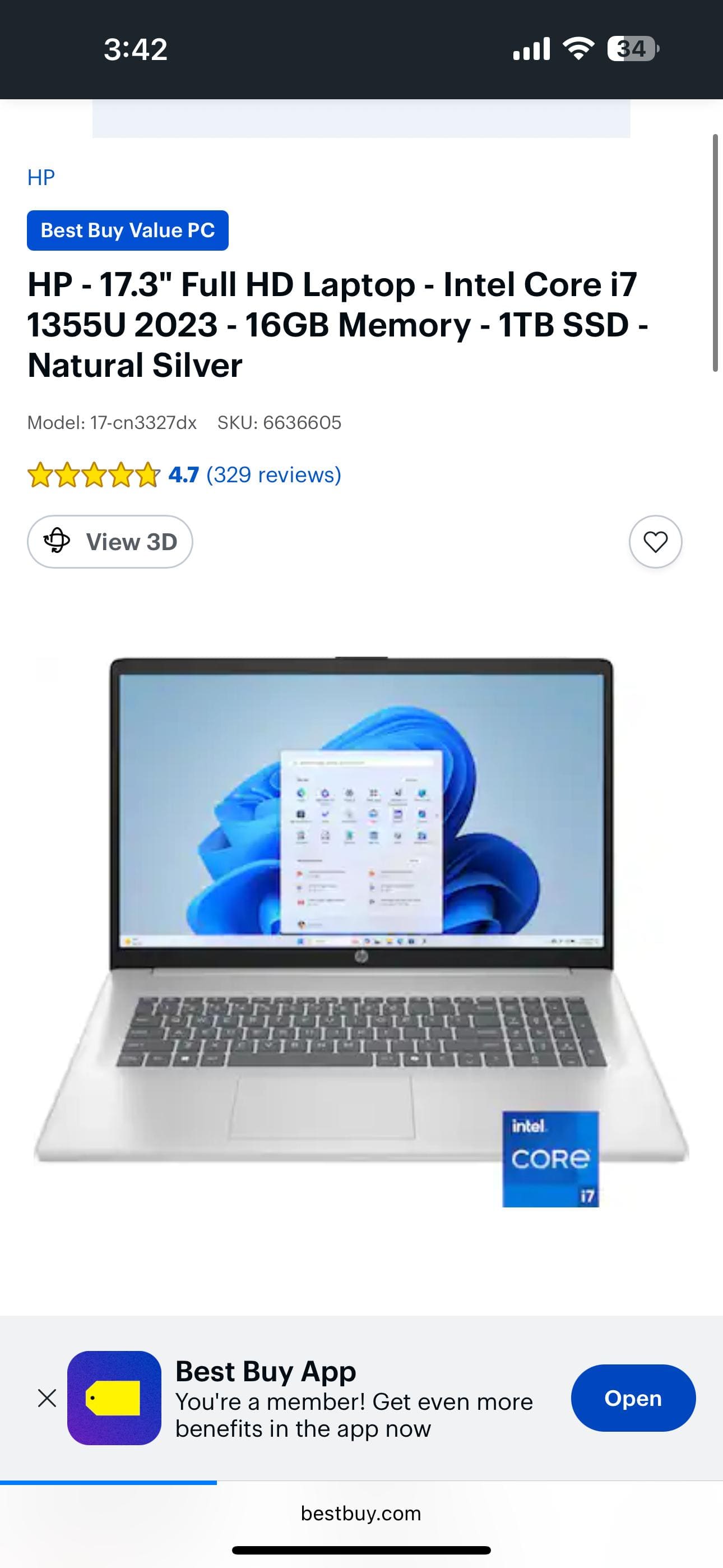 HP 17.3