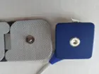 Picture #2 The gel pad snaps on to the back of the Electrode (blue), click to load a larger version