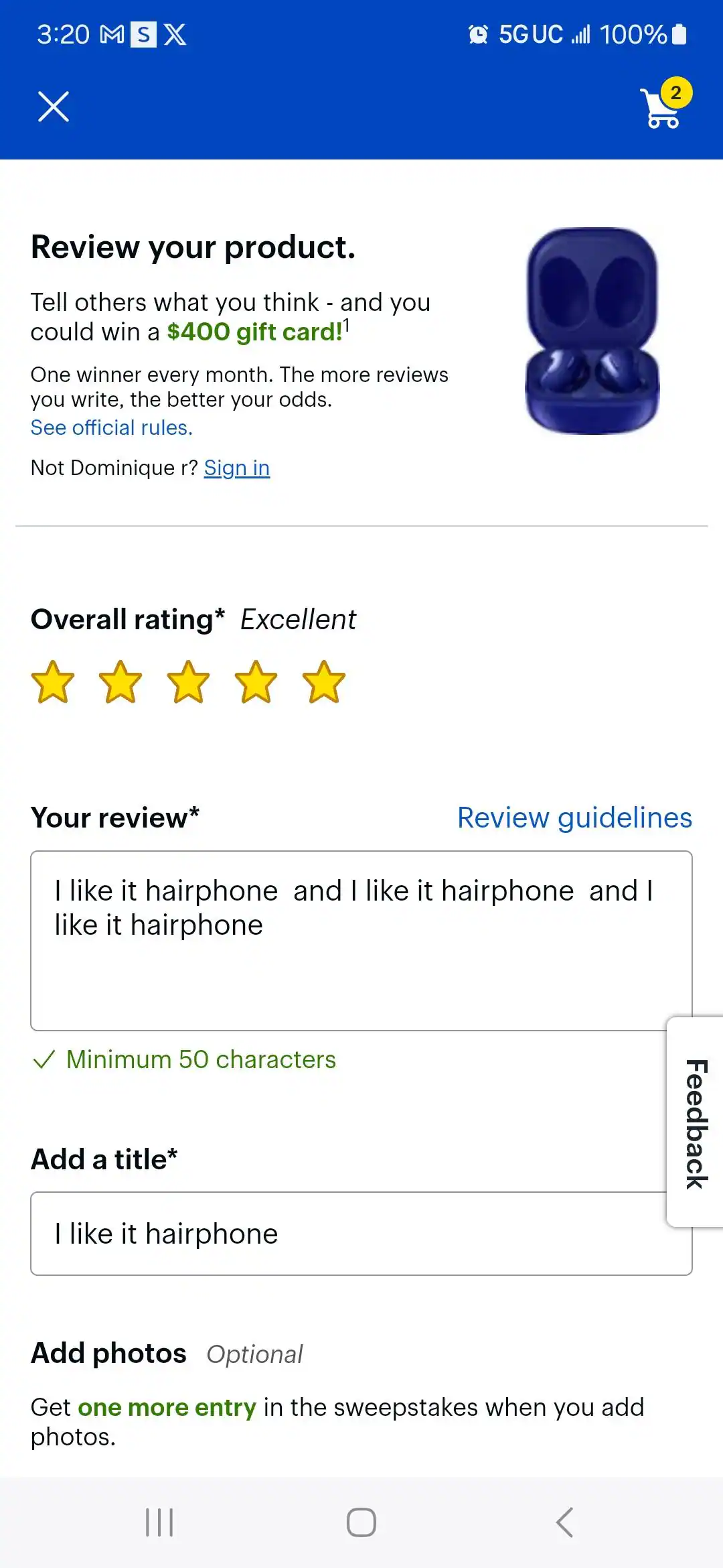 Customer provided, click to load a larger version