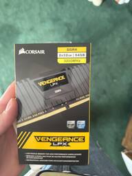 CORSAIR VENGEANCE LPX 64GB (2x32GB) DDR4 3200MHz C16 UDIMM