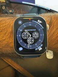 Apple Watch Series 10 (GPS) 46mm Aluminum Case with Denim