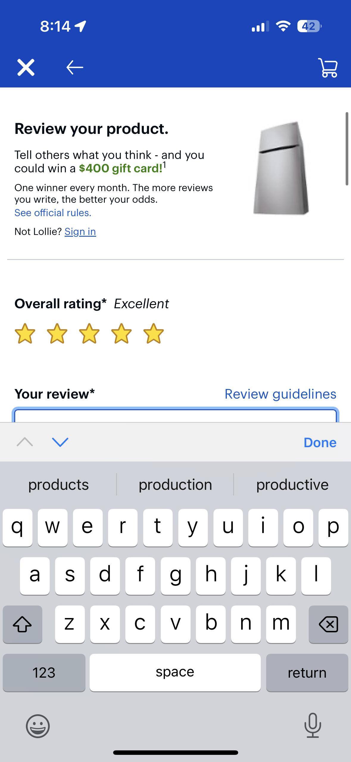 Customer provided image, click to load a larger version