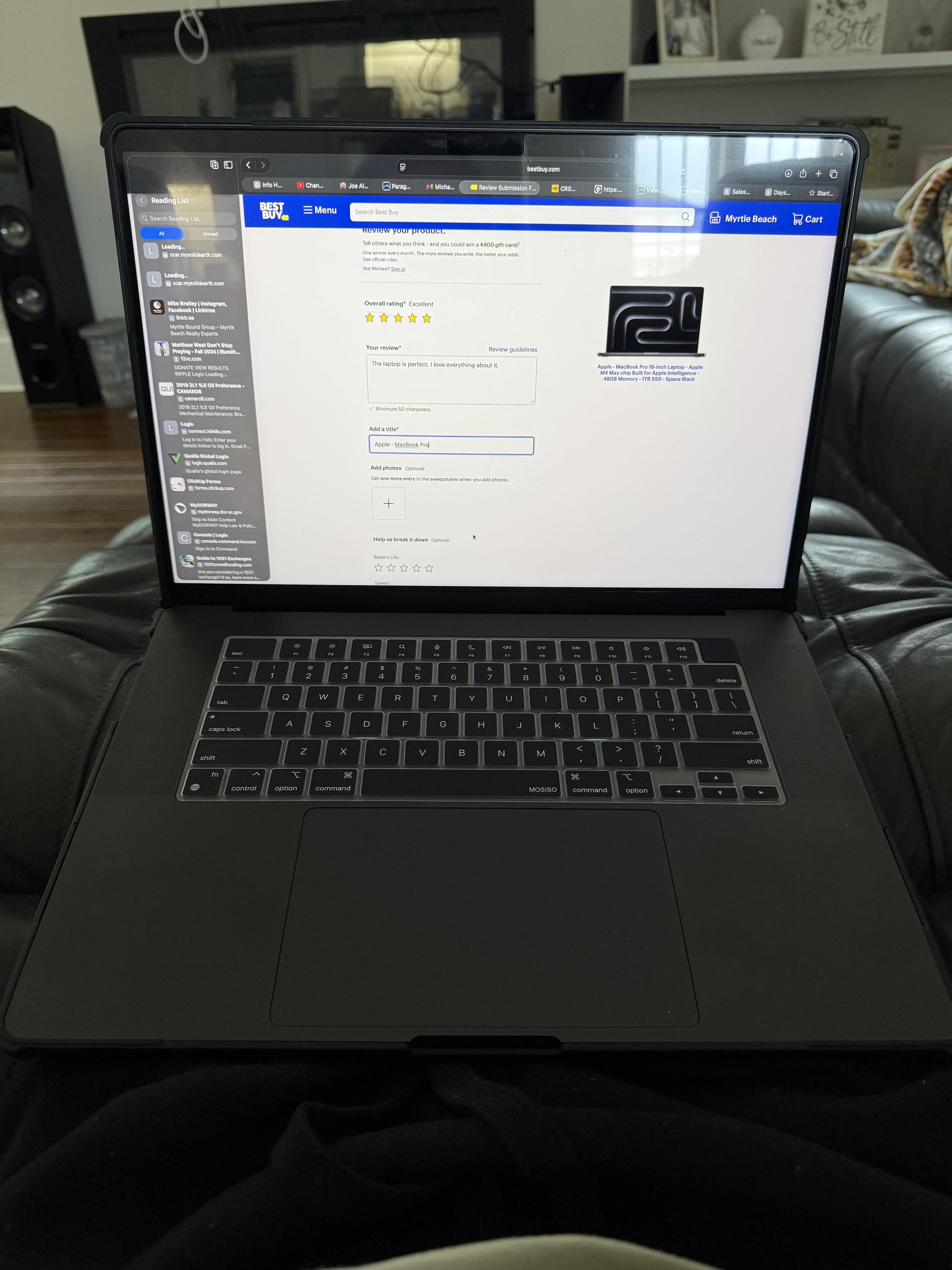 Apple MacBook Pro 16 inch Laptop Apple M4 Max chip Built for Apple
