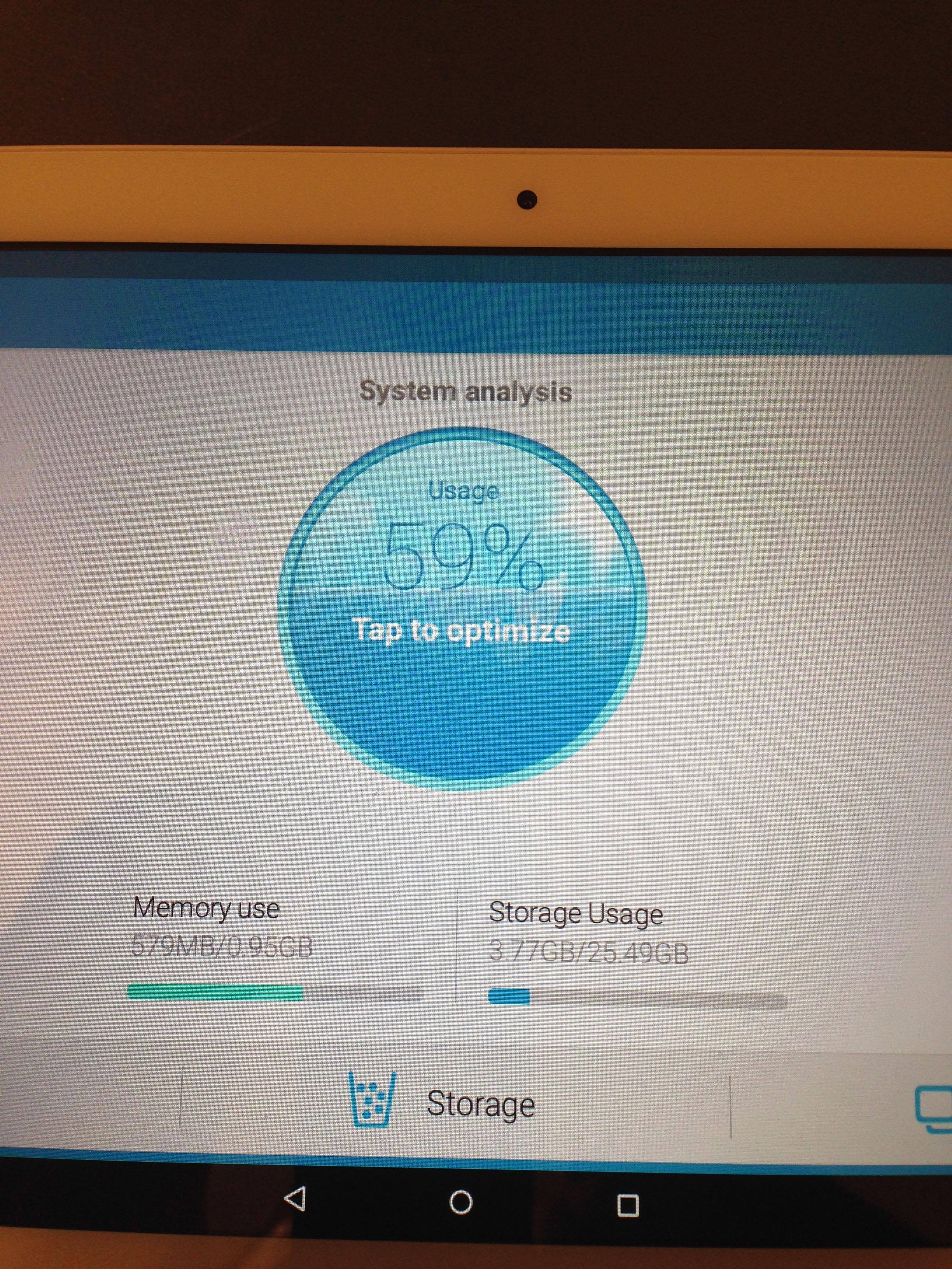 Memory usage just out of the box, click to load a larger version