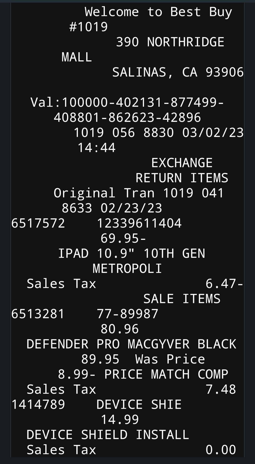 Customer provided image, click to load a larger version