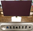The monitor built, rear ports zoom, click to load a larger version