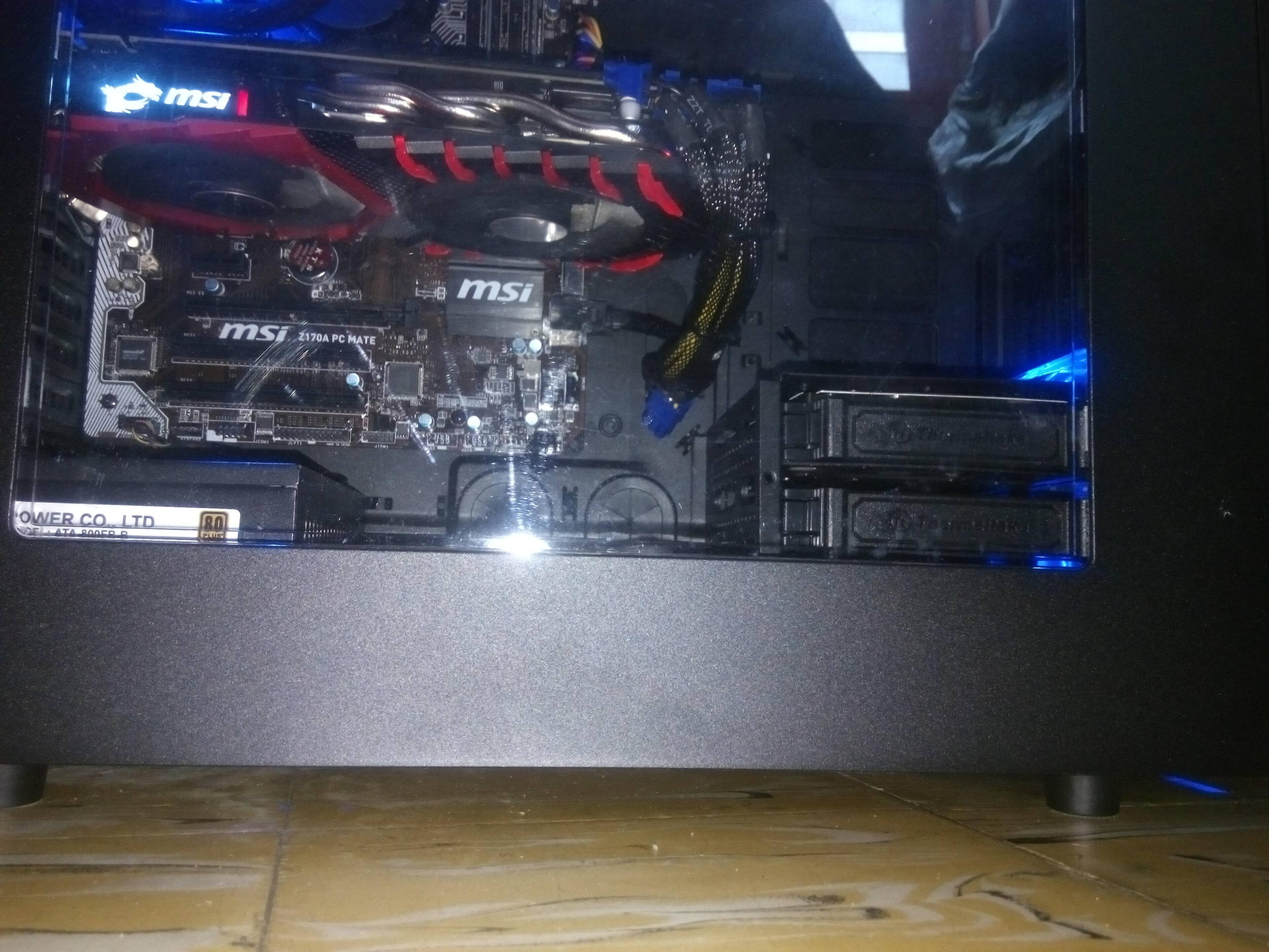 MSI board and GPU, click to load a larger version